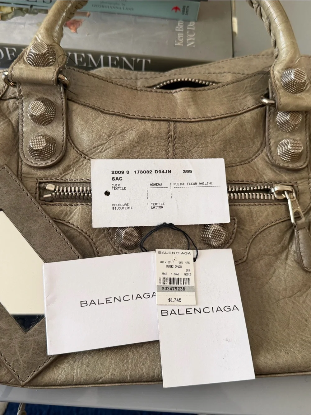Vintage 2009 Balenciaga Agneau Bag - Picture 12 of 12